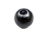 Хлопковый жемчуг Miyuki Cotton Pearl 20мм, цвет Black, 744-016, 1шт
