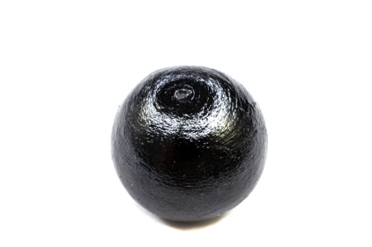 Хлопковый жемчуг Miyuki Cotton Pearl 20мм, цвет Black, 744-016, 1шт Хлопковый жемчуг Miyuki Cotton Pearl 20мм, цвет Black, 744-016, 1шт