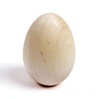 Заготовка деревянная Яйцо, высота 60х45мм, 1033-001, 1шт