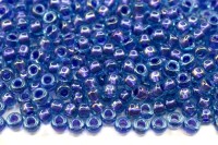 Бисер японский MIYUKI круглый 8/0 #1827 вода/фиолетовый, окрашенный изнутри, 10 грамм