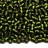 Бисер японский TOHO круглый 11/0 #0037F оливковый матовый, серебряная линия внутри, 10 грамм - Бисер японский TOHO круглый 11/0 #0037F оливковый матовый, серебряная линия внутри, 10 грамм