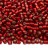 Бисер японский TOHO круглый 11/0 #0025CF рубин матовый, серебряная линия внутри, 10 грамм - Бисер японский TOHO круглый 11/0 #0025CF рубин матовый, серебряная линия внутри, 10 грамм