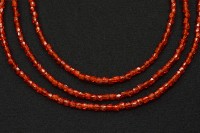 Бусины граненые Firepolish 2мм, отверстие 0,6мм, цвет 90080 сиамский рубин, 712-003, 50шт