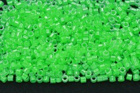 Бисер японский MIYUKI Delica цилиндр 10/0 DBM-2040 зеленая мята, luminous, 5 грамм