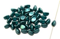 Бусины Pinch beads 5х3мм, отверстие 0,8мм, цвет 25043 изумруд, пастель, 755-115, 10г (около 117шт)