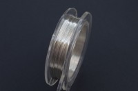 Проволока Artistic Wire 24 Ga (0,51мм), цвет Non Tarnish Silver (не темнеющий серебристый), медь, покрытая серебром, 1009-027, катушка 13,7м
