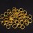 Кольца соединительные 5х0,7мм двойные, цвет золото, железо, 13-032, 10г (около 110шт) - Кольца соединительные 5х0,7мм двойные, цвет золото, железо, 13-032, 10г (около 110шт)