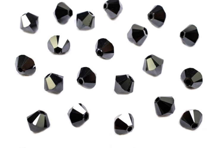 Бусина биконус Swarovski 5328 #280 HEM2 4мм Jet Hematite 2X, 5328-4-280-507, 20шт Бусина биконус Swarovski 5328 #280 HEM2 4мм Jet Hematite 2X, 5328-4-280-507, 20шт