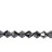 Бусина биконус Swarovski 5328 #280 HEM2 4мм Jet Hematite 2X, 5328-4-280-507, 20шт - Бусина биконус Swarovski 5328 #280 HEM2 4мм Jet Hematite 2X, 5328-4-280-507, 20шт