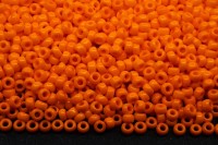 Бисер японский MIYUKI круглый 11/0 #0406L светлый оранжевый, непрозрачный, 10 грамм