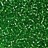 Бисер чешский PRECIOSA круглый 10/0 57100 зеленый, серебряная линия внутри, квадратное отверстие, 20 грамм - Бисер чешский PRECIOSA круглый 10/0 57100 зеленый, серебряная линия внутри, квадратное отверстие, 20 грамм