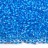 Бисер чешский PRECIOSA круглый 10/0 38365 прозрачный, голубая линия внутри, 1 сорт, 50г - Бисер чешский PRECIOSA круглый 10/0 38365 прозрачный, голубая линия внутри, 1 сорт, 50г