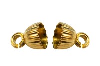 Замок с концевиками 40х18мм Elegant elements, сплав металлов, позолота, 09-056, 1 комплект
