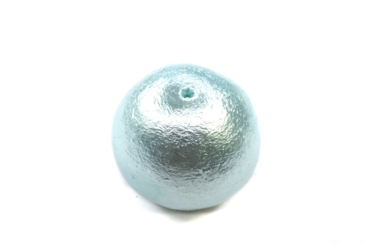 Хлопковый жемчуг Miyuki Cotton Pearl 20мм, цвет Aqua, 744-029, 1шт Хлопковый жемчуг Miyuki Cotton Pearl 20мм, цвет Aqua, 744-029, 1шт