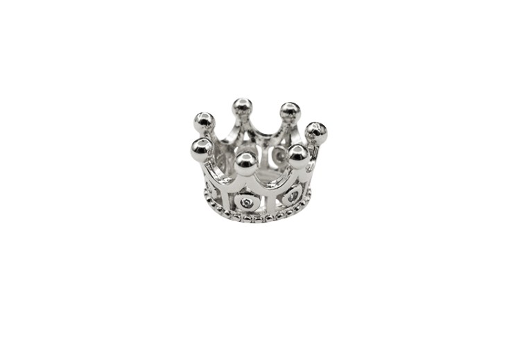 Обниматель для бусины 11х7мм, внутренний диаметр 8мм, отверстие 6мм, цвет платина, латунь, 02-192, 1шт Обниматель для бусины 11х7мм, внутренний диаметр 8мм, отверстие 6мм, цвет платина, латунь, 02-192, 1шт