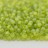 Бисер японский TOHO круглый 8/0 #0164F зеленый лайм матовый, радужный прозрачный, 10 грамм - Бисер японский TOHO круглый 8/0 #0164F зеленый лайм матовый, радужный прозрачный, 10 грамм
