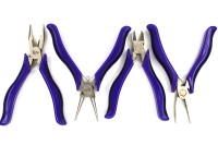 Набор из 4-х инструментов ERGO Beadsmith в пенале, цвет фиолетовый/черный, 125мм, 32-125, 1комплект