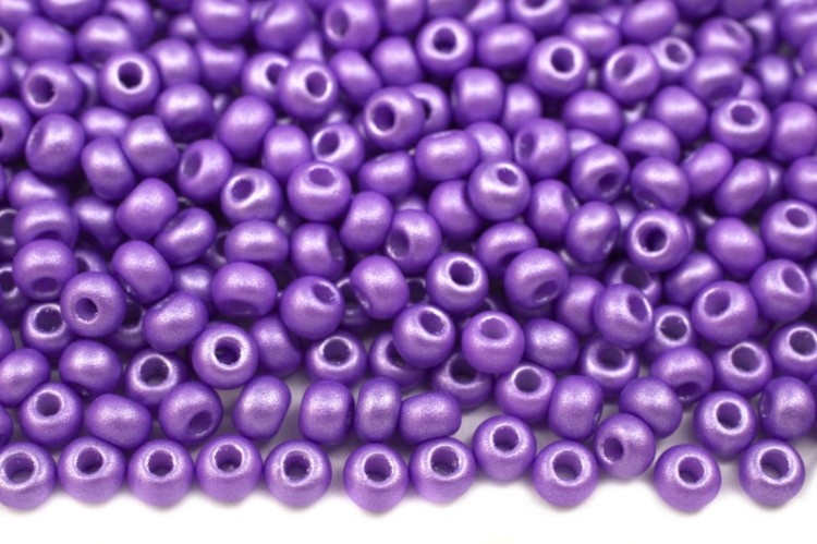 Бисер чешский PRECIOSA круглый 8/0 22014 фиолетовый, PermaLux, 50г Бисер чешский PRECIOSA круглый 8/0 22014 фиолетовый, PermaLux, 50г