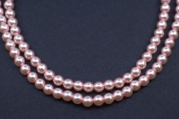 Жемчуг Preciosa, цвет 70427 розово-сиреневый, 6мм, 10шт