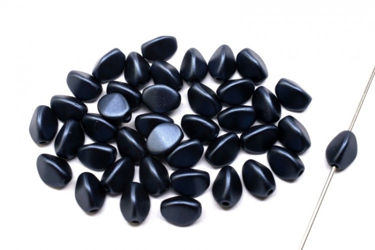 Бусины Pinch beads 5х3мм, отверстие 0,8мм, цвет 25042 синий, пастель, 755-114, 10г (около 117шт) Бусины Pinch beads 5х3мм, отверстие 0,8мм, цвет 25042 синий, пастель, 755-114, 10г (около 117шт)