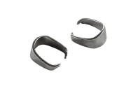 Держатель для кулонов и бусин 9х7х4мм, цвет стальной, хирургическая сталь, 03-021, 5шт