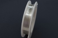 Проволока Artistic Wire 22 Ga (0,64мм), цвет Non Tarnish Silver (не темнеющий серебристый), материал: медь, покрытая серебром, 1009-032, катушка 38м