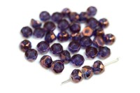 Бусины Hill beads 8мм, отверстие 0,5мм, цвет 00030/15726 Crystal Vega, 722-007, 10г (около 26шт)