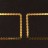 LUX Коннектор Квадрат 30х30х0,5мм, цвет золото, латунь, 24К позолота, 14-204, 2шт - LUX Коннектор Квадрат 30х30х0,5мм, цвет золото, латунь, 24К позолота, 14-204, 2шт