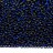 Бисер чешский PRECIOSA круглый 13/0 67100 темно-синий, серебряная линия внутри, квадратное отверстие, 25г - Бисер чешский PRECIOSA круглый 13/0 67100 темно-синий, серебряная линия внутри, квадратное отверстие, 25г