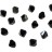 Бусина биконус Swarovski 5328 #280 4мм Jet, 5328-4-280, 20шт - Бусина биконус Swarovski 5328 #280 4мм Jet, 5328-4-280, 20шт