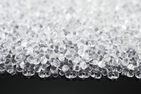 Бисер чешский PRECIOSA Фарфаль 2х4мм, 00050 прозрачный 50г