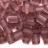 Бисер японский Miyuki Cube кубический 4мм #0142F дымчатый аметист, матовый прозрачный, 10 грамм - Бисер японский Miyuki Cube кубический 4мм #0142F дымчатый аметист, матовый прозрачный, 10 грамм