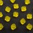 Бусины биконусы хрустальные 4мм, цвет CITRINE MATT, 746-127, 20шт - Бусины биконусы хрустальные 4мм, цвет CITRINE MATT, 746-127, 20шт