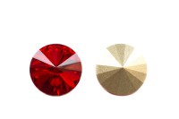 Риволи SWAROVSKI (Сваровски) 14мм, цвет Light Siam Foiled, 26-001, 1шт