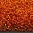 Бисер японский MIYUKI круглый 11/0 #0009 мандарин, серебряная линия внутри, 10 грамм - Бисер японский MIYUKI круглый 11/0 #0009 мандарин, серебряная линия внутри, 10 грамм