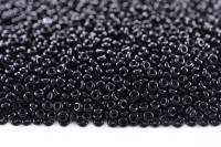 Бисер японский TOHO Demi Round 11/0 #0049 черный, непрозрачный, 5 грамм