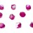 Бусины биконусы хрустальные 5мм, цвет FUCHSIA GLITTER, 750-026, 10шт - Бусины биконусы хрустальные 5мм, цвет FUCHSIA GLITTER, 750-026, 10шт