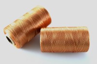 Нитки Doli для кистей и вышивки, цвет 0181 коричневый, 100% вискоза, 500м, 1шт