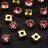 Шатоны Astra 6мм пришивные в оправе, цвет 06 светло-розовый/золото, стекло/латунь, 62-144, 40шт - Шатоны Astra 6мм пришивные в оправе, цвет 06 светло-розовый/золото, стекло/латунь, 62-144, 40шт