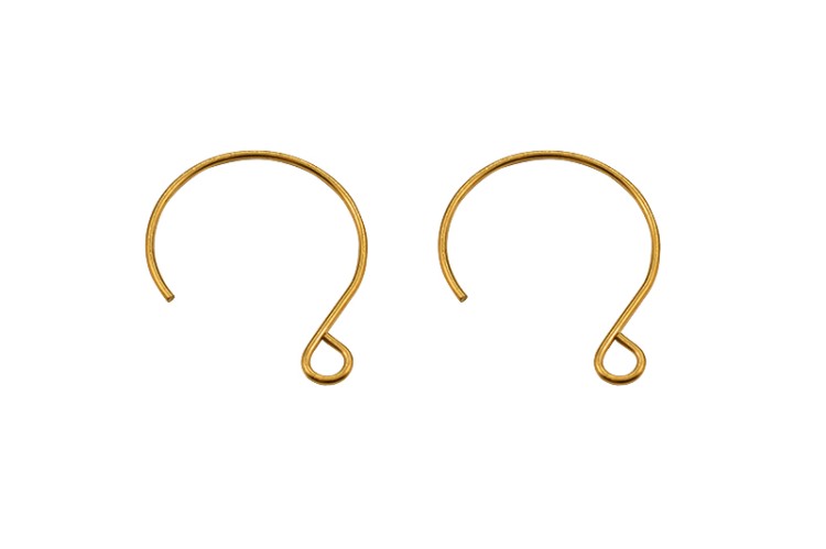 Основа для серег 22х18х0,8мм, отверстие 2,5мм, цвет золото, хирургическая сталь, 21-627, 1 пара Основа для серег 22х18х0,8мм, отверстие 2,5мм, цвет золото, хирургическая сталь, 21-627, 1 пара