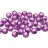 Бусины акриловые круглые граненые 10мм, отверстие 2мм, цвет фиолетовый, 01-01-43, 50 грамм - Бусины акриловые круглые граненые 10мм, отверстие 2мм, цвет фиолетовый, 01-01-43, 50 грамм