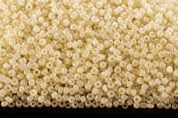 Бисер китайский круглый размер 12/0, цвет 0147 бежевый, непрозрачный блестящий, 450г