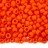 Бисер японский TOHO круглый 8/0 #0050F оранжевый закат, непрозрачный матовый, 10 грамм - Бисер японский TOHO круглый 8/0 #0050F оранжевый закат, непрозрачный матовый, 10 грамм