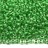 Бисер чешский PRECIOSA круглый 10/0 38352 прозрачный, зеленая линия внутри, 2 сорт, 50г - Бисер чешский PRECIOSA круглый 10/0 38352 прозрачный, зеленая линия внутри, 2 сорт, 50г