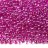 Бисер китайский круглый размер 12/0, цвет 2217 прозрачный, розовая линия внутри, блестящий, 450г - Бисер китайский круглый размер 12/0, цвет 2217 прозрачный, розовая линия внутри, блестящий, 450г