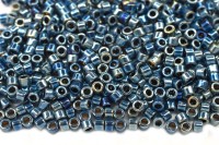 Бисер японский MIYUKI Delica цилиндр 11/0 DB-0514 полночный синий ирис, металлик, 5 грамм