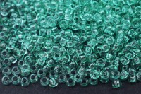Бисер чешский PRECIOSA круглый 10/0 01264 бирюзовый прозрачный, 1 сорт, 50г