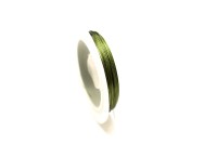 Проволока для бисера, диаметр 0,3мм, длина 10м, цвет зеленый, 1009-162, 1шт