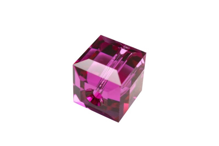 Бусина куб Swarovski 5601 #502 8мм Fuchsia, 5601-8-502, 1шт Бусина куб Swarovski 5601 #502 8мм Fuchsia, 5601-8-502, 1шт