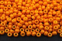 Бисер японский MIYUKI круглый 8/0 #4454 оранжевый, непрозрачный Duracoat, 10 грамм
